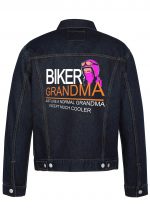 Biker Grandma Biker Denim Jacket