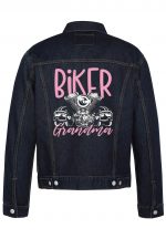 Biker Grandma Biker Denim Jacket1