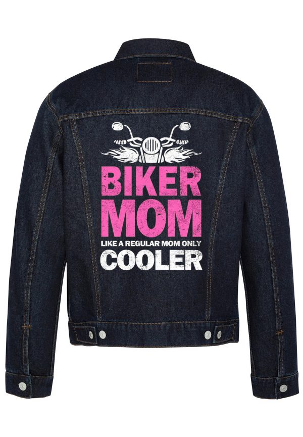 Biker Mom Biker Denim Jacket