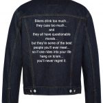 Bikers Drink Too Much Biker Denim Jacket