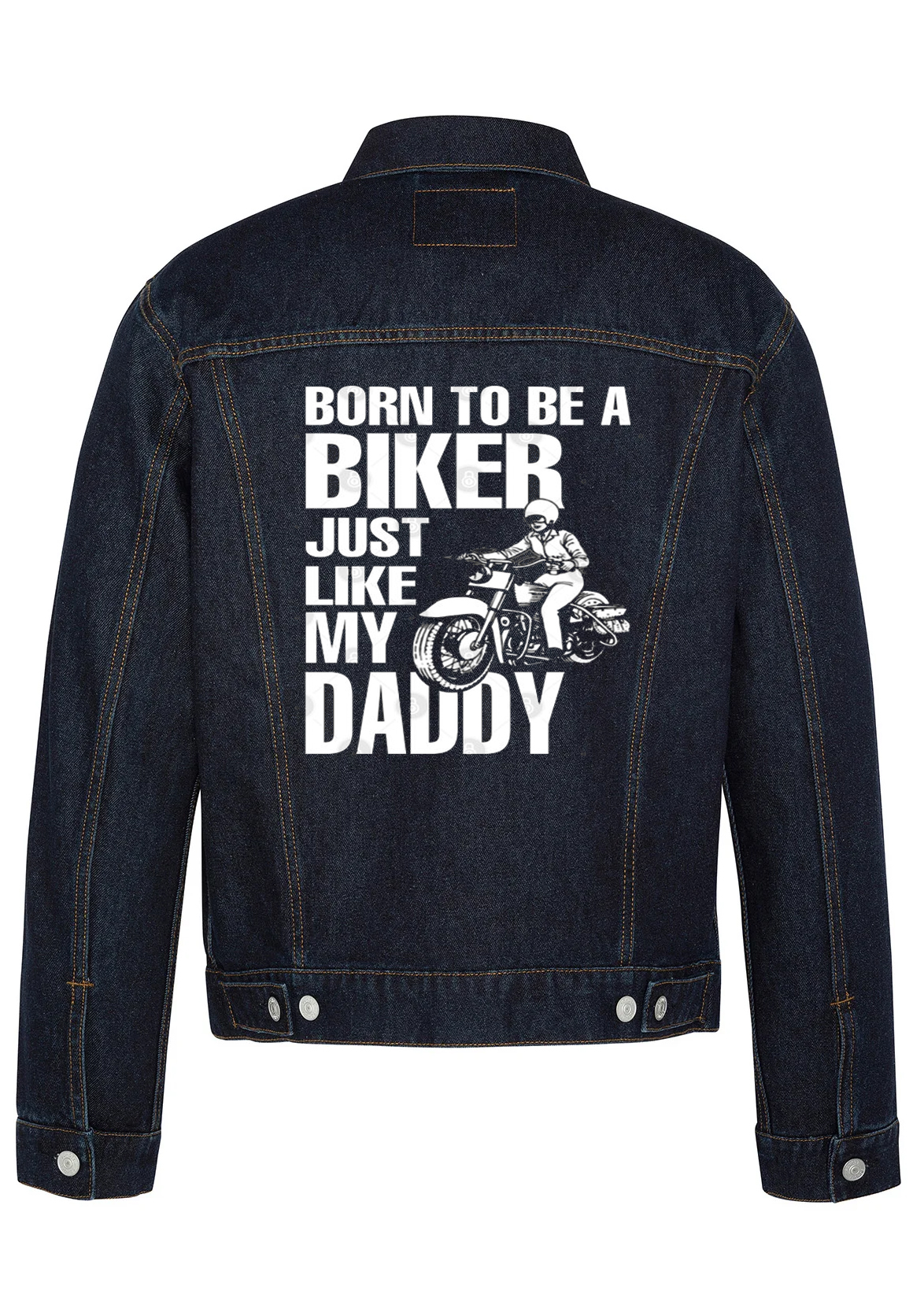 1N23456 One Down Five Up Biker Denim Jacket | Swag Shirts