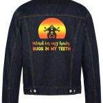 Bugs In My Teeth Biker Denim Jacket