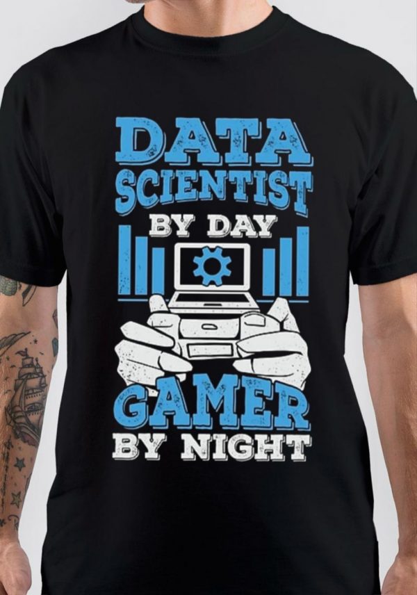 Data Scientist By Day Gamer By Night T-Shirt