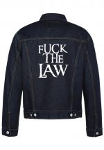 Fuck The Law Biker Denim Jacket