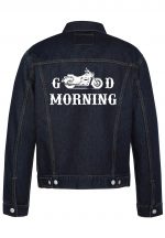 Good Morning Biker Denim Jacket