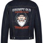 Grumpy Old Bikers Club Biker Denim Jacket