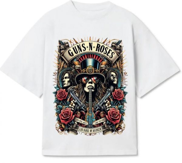 Guns N' Roses Oversized T-Shirt - Image 3