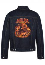 Hard Ride Biker Denim Jacket