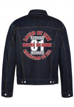 Hated By Many Biker Denim Jacket