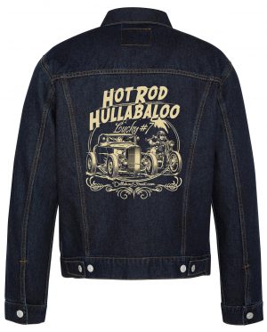 Hot Rod Hullabaloo Biker Denim Jacket