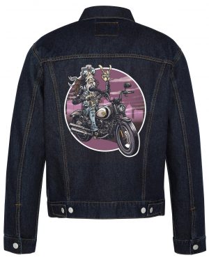 Hotrod Biker Denim Jacket