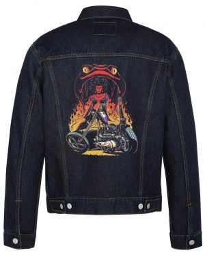 Hotrod Biker Denim Jacket