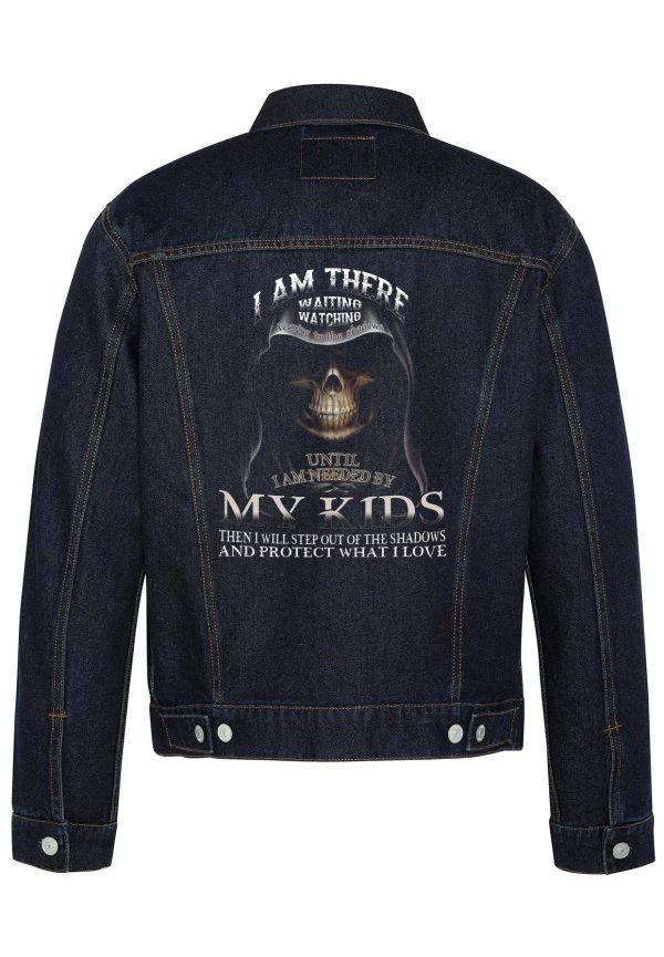 I Am There Biker Denim Jacket