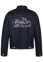 I Ride My Own Biker Denim Jacket