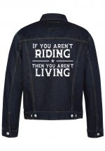 If You Aren't Riding Biker Denim Jacket