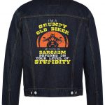 I'm A Grumpy Old Biker Denim Jacket