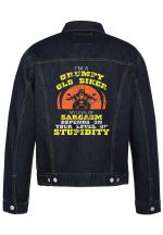 I'm A Grumpy Old Biker Denim Jacket