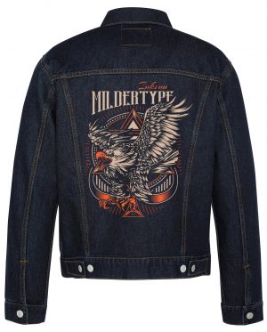 Inksun Mildertype Biker Denim Jacket