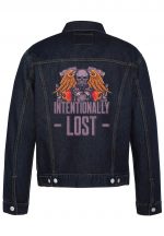 Intentionally Lost Biker Denim Jacket