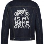 Is My Bike Ok Biker Denim Jacket