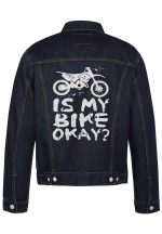 Is My Bike Ok Biker Denim Jacket