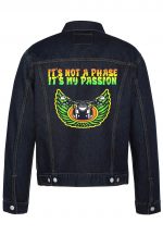 It's Not A Phase It's My Passion Biker Denim Jacket