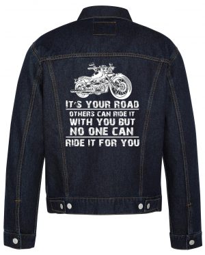 It's Your Raod Biker Denim Jacket