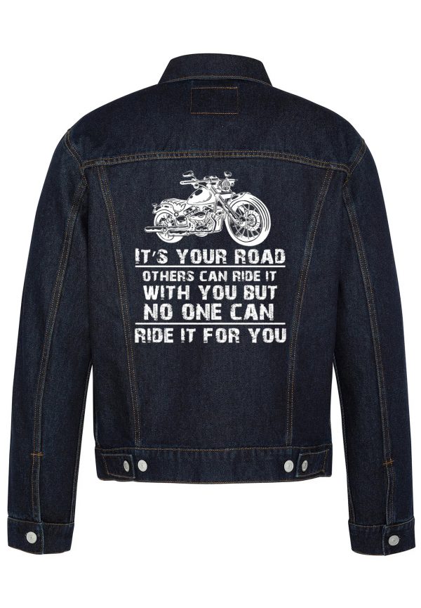 It's Your Raod Biker Denim Jacket