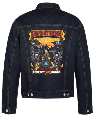 Kibt For Brotherhood Biker Denim Jacket