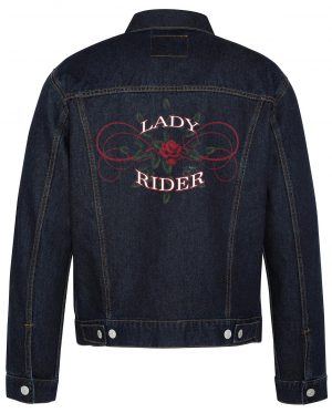 Lady Rider Biker Denim Jacket