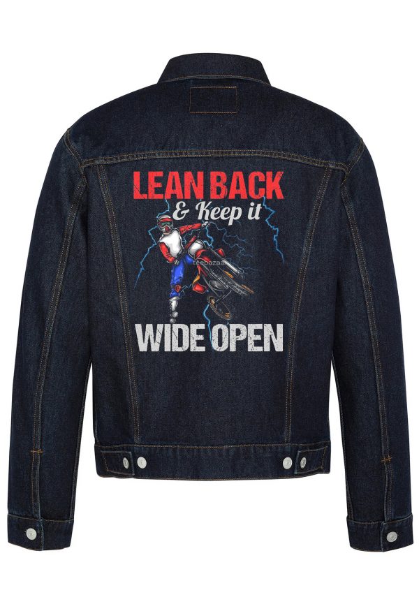 Lean Back Biker Denim Jacket