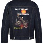 Let's Kick Start The Weekend Biker Denim Jacket