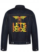 Lets Ride Biker Denim Jacket