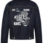 Life Behind Bars Biker Denim Jacket1