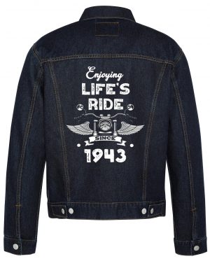 Life's Ride Biker Denim Jacket