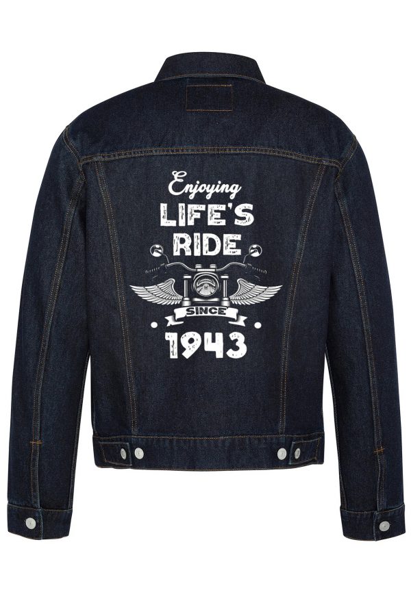 Life's Ride Biker Denim Jacket