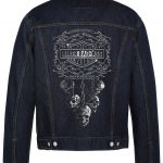 Motor Biker Bad-Ass Biker Denim Jacket