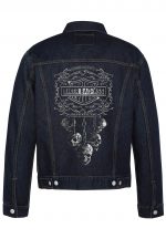 Motor Biker Bad-Ass Biker Denim Jacket