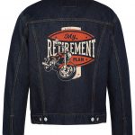 My Retirement Plan Biker Denim Jacket