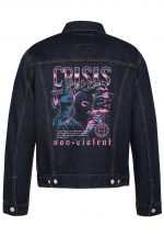 New York Crisis Biker Denim Jacket