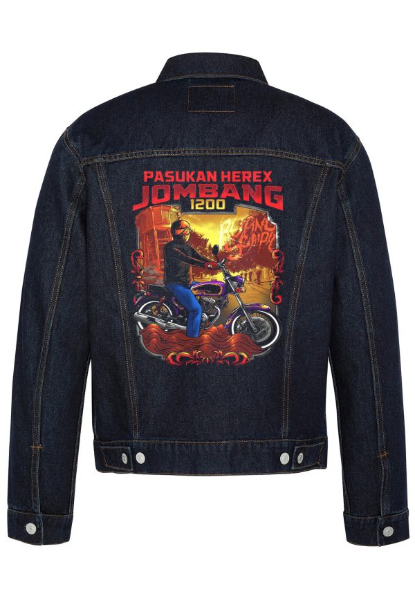 Pasukan Herex Jombang Biker Denim Jacket