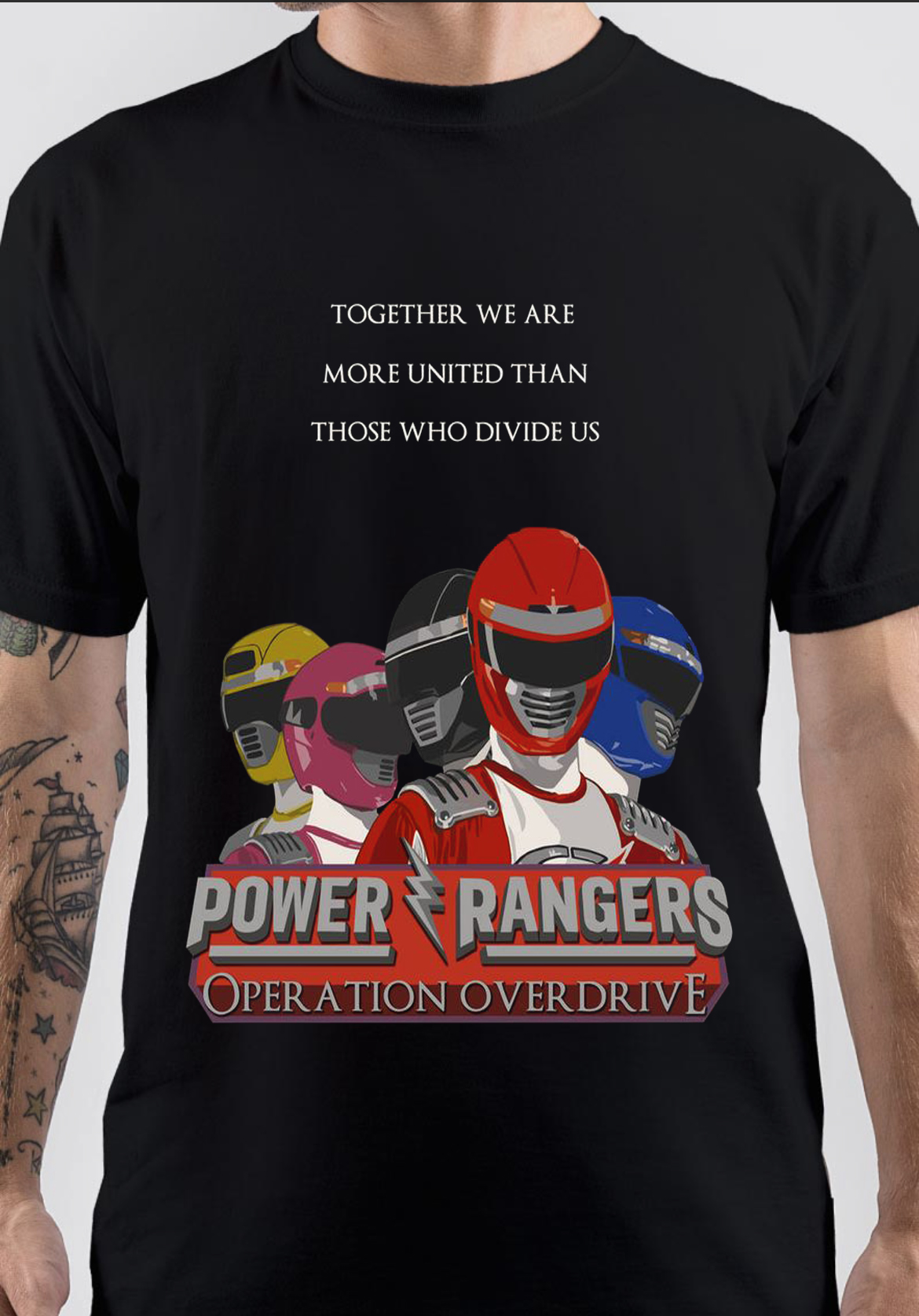 Power rangers discount spd t shirt