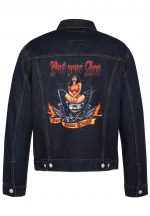 Put Your Ass Biker Denim Jacket