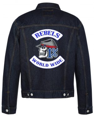 Rebels World Wide Biker Denim Jacket