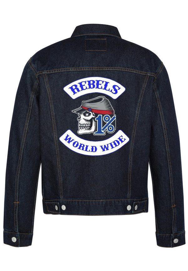 Rebels World Wide Biker Denim Jacket