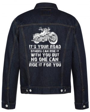 Ride It For You Biker Denim Jacket