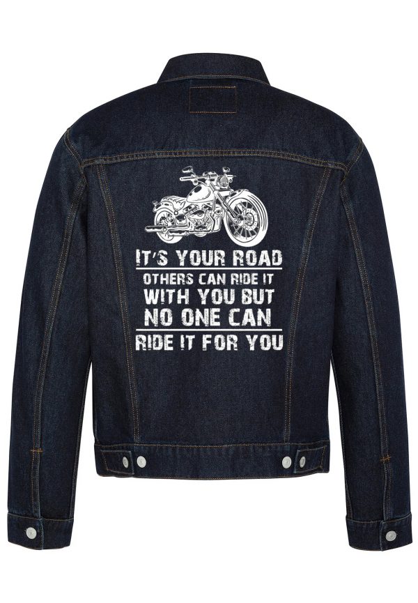 Ride It For You Biker Denim Jacket