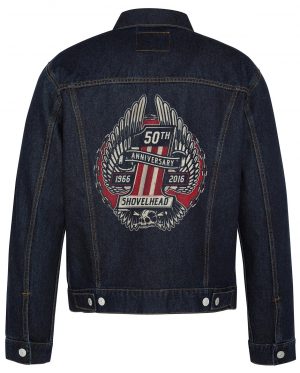 ShovelHead Biker Denim Jacket