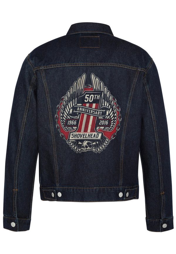 ShovelHead Biker Denim Jacket