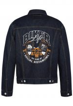 Social Distancing Biker Life Biker Denim Jacket